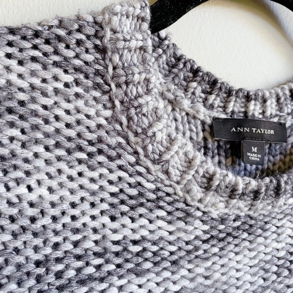 ANN TAYLOR | Salt & Pepper Sweater - Picture 5 of 6